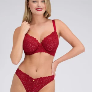 Red Lace Lingerie Set
